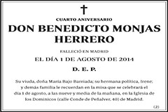 Benedicto Monjas Herrero